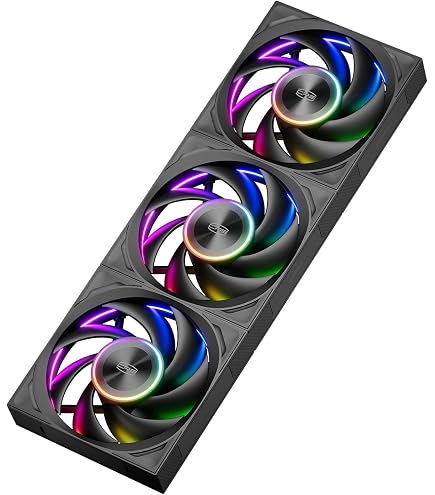 PCCOOLER F7 X120R ARGB 120mm Reversed Blade Case Fan, Intake Fan